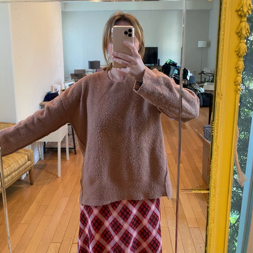Pink wool madewell sweater